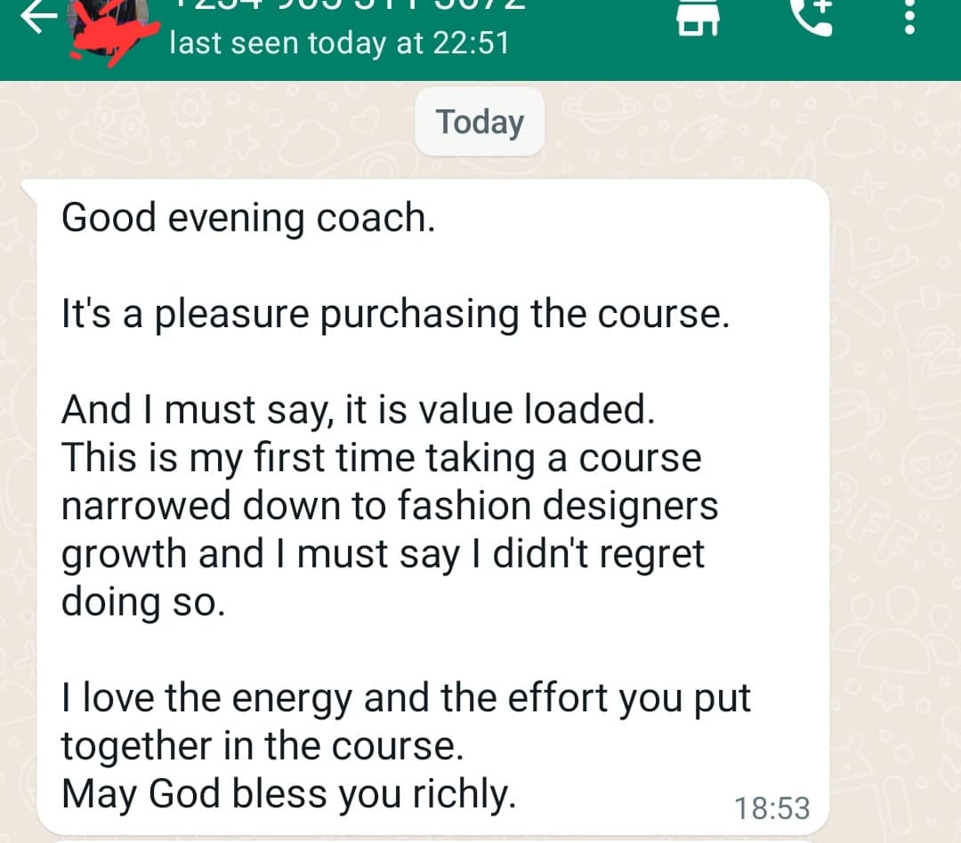 Rodiah Testimonial
